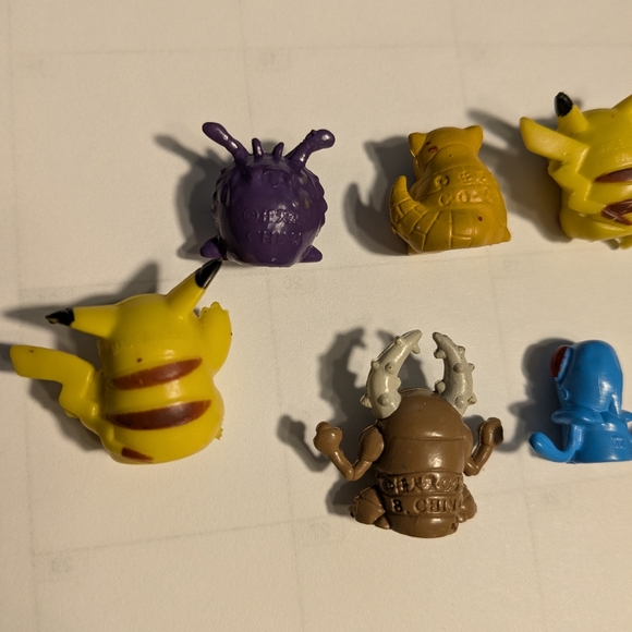 ✨ Rare Vintage Pokemon Pencil Toppers Lot of 9 - Picture 7 of 8